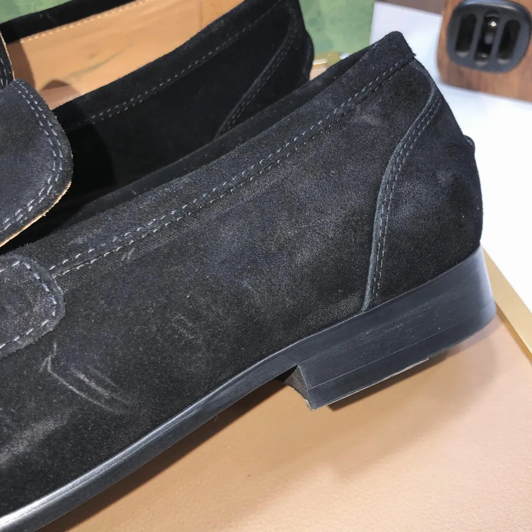 Men's shoes 💰580💰[GUCCI—Gucci] The latest high-end version of Gucci. Official website new model. Available at the same time at counters, the uppers are made of original cowhide imported from Italy/matched with the original special material splicing design concept; "highlight, high-end, grade, extravagance" and exquisite workmanship (original mesh fabric) sole: original factory special outsole size (38-45) (custom-made 45 non-returnable)